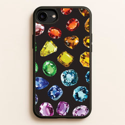 Rainbow Gems Assortment Pattern  - Patterns Phone Case for iPhone 6 / 7 / 8 / SE