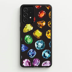 Rainbow Gems Assortment Pattern  - Patterns Phone Case for Galaxy A52 / A52s