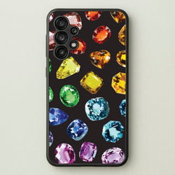Rainbow Gems Assortment Pattern  - Patterns Phone Case for Galaxy A13