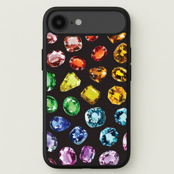 Rainbow Gems Assortment Pattern Phone Case for iPhone 17 Air