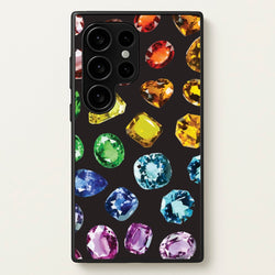 Rainbow Gems Assortment Pattern  - Patterns Phone Case for Galaxy S24 Ultra