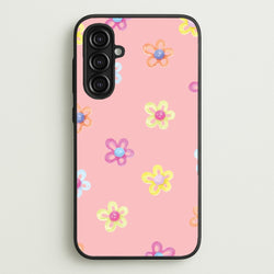 Flower Gems Pattern  - Patterns Phone Case for Galaxy A16