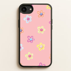 Flower Gems Pattern  - Patterns Phone Case for iPhone 6 / 7 / 8 / SE