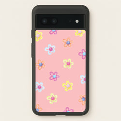 Flower Gems Pattern  - Patterns Phone Case for Google Pixel 7