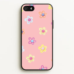 Flower Gems Pattern  - Patterns Phone Case for iPhone 5 / 5s / SE 2016