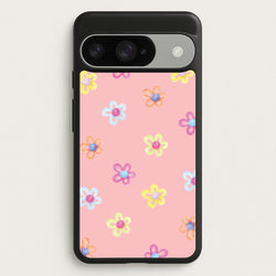 Flower Gems Pattern Phone Case for Google Pixel 10 / 10 Pro