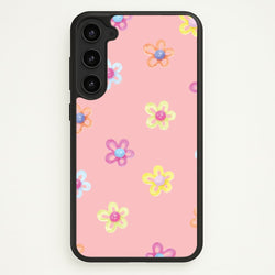 Flower Gems Pattern  - Patterns Phone Case for Galaxy S23