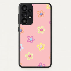 Flower Gems Pattern  - Patterns Phone Case for Galaxy A53