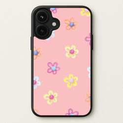 Flower Gems Pattern Phone Case for iPhone 17