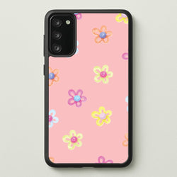 Flower Gems Pattern  - Patterns Phone Case for Galaxy A41