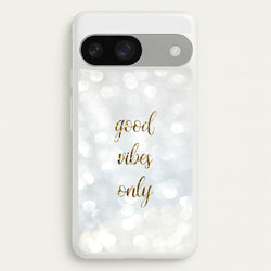 Good Vibes Only - Glittery  - Christmas Phone Case for Google Pixel 9 / 9 Pro