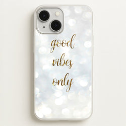 Good Vibes Only - Glittery  - Christmas Phone Case for iPhone 13 Mini