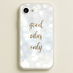 Good Vibes Only - Glittery  - Christmas Phone Case for iPhone 16e