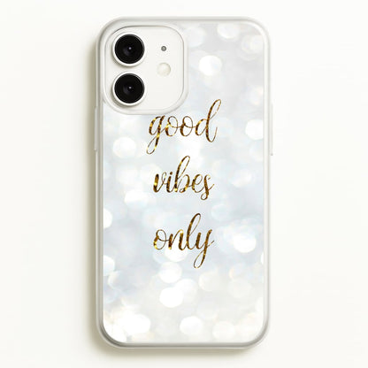 Good Vibes Only - Glittery  - Christmas Phone Case for iPhone 11