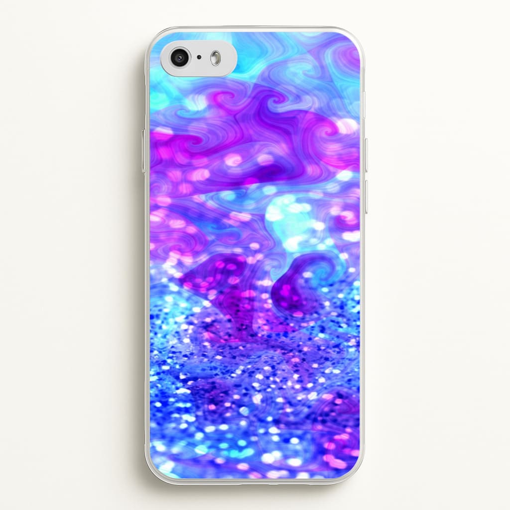 Glitter Swirl, Tumblr Stlye  -  Phone Case for iPhone 5 / 5s / SE 2016