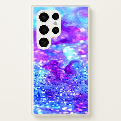 Glitter Swirl, Tumblr Stlye  -  Phone Case for Galaxy S24 Ultra