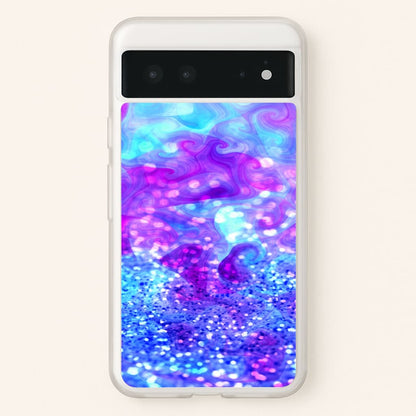 Glitter Swirl, Tumblr Stlye  -  Phone Case for Google Pixel 6