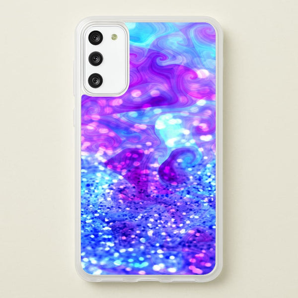 Glitter Swirl, Tumblr Stlye  -  Phone Case for Galaxy S20