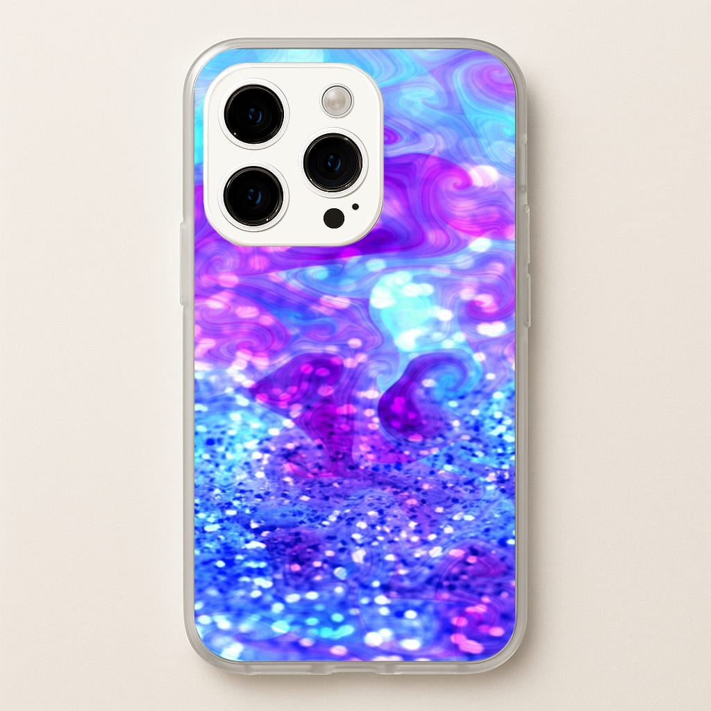 Glitter Swirl, Tumblr Stlye  -  Phone Case for iPhone 15 Pro Max