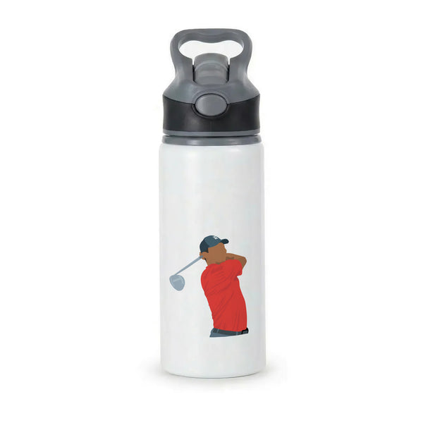 Tiger - Golf Active Water Bottle - Black