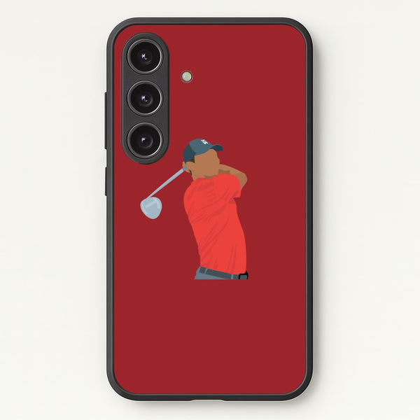 Tiger - Golf  - Golf Phone Case for Galaxy S24 Plus