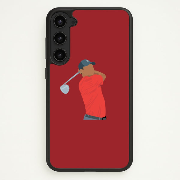 Tiger - Golf  - Golf Phone Case for Galaxy S23 Plus