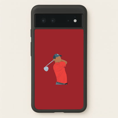 Tiger - Golf  - Golf Phone Case for Google Pixel 6