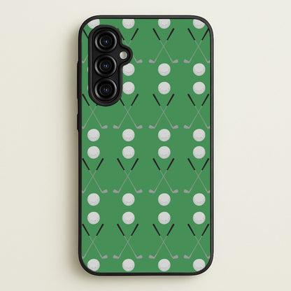 Golf clubs  - Golf Phone Case for Galaxy A54