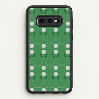 Golf clubs  - Golf Phone Case for Galaxy S10e