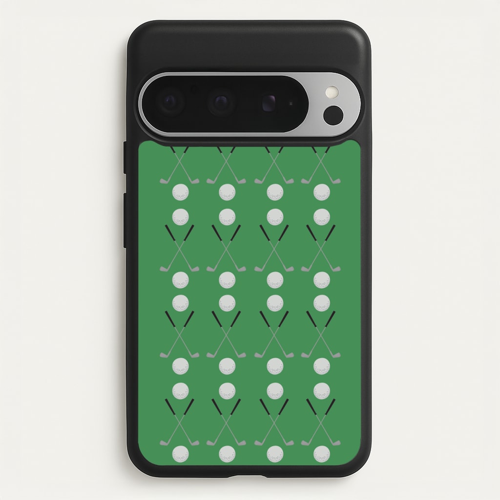 Golf clubs  - Golf Phone Case for Google Pixel 9 Pro XL
