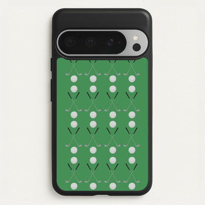 Golf clubs  - Golf Phone Case for Google Pixel 9 Pro XL