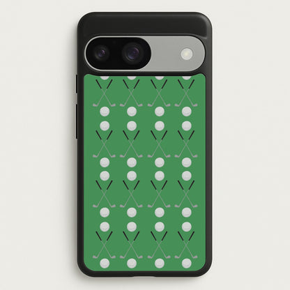 Golf clubs  - Golf Phone Case for Google Pixel 9 / 9 Pro