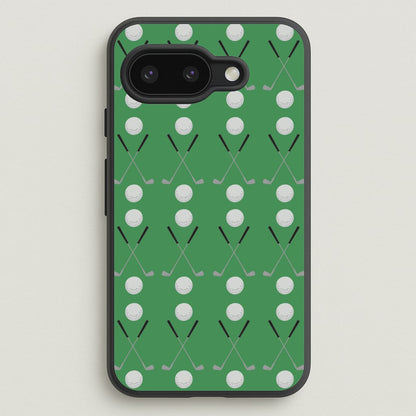 Golf clubs  - Golf Phone Case for Google Pixel 9a