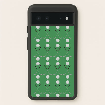 Golf clubs  - Golf Phone Case for Google Pixel 6
