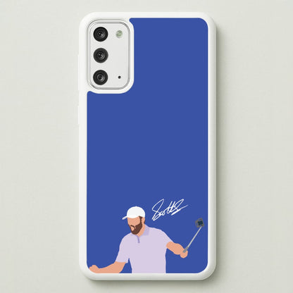 Scheffler Signature  - Golf Phone Case for Galaxy Note 20