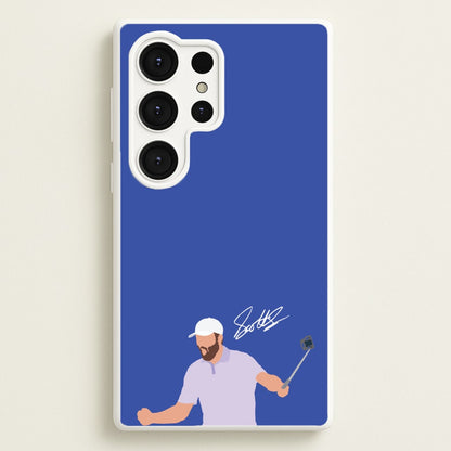 Scheffler Signature  - Golf Phone Case for Galaxy S25 Ultra