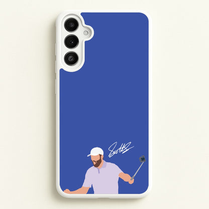 Scheffler Signature  - Golf Phone Case for Galaxy A34