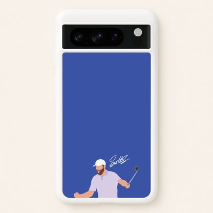 Scheffler Signature  - Golf Phone Case for Google Pixel 8 Pro
