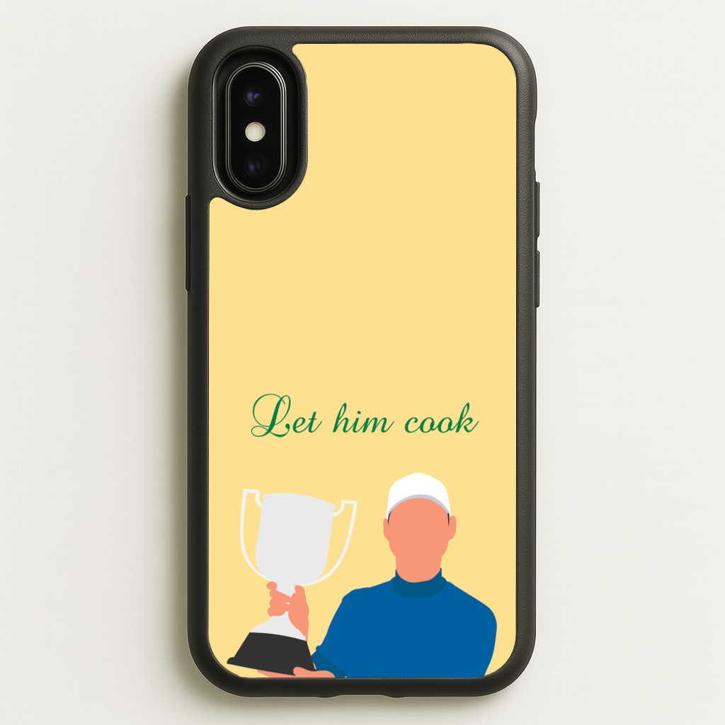 Let Him Cook  - Golf Phone Case for iPhone X / XS