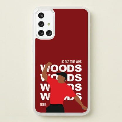 Woods Dark Red  - Golf Phone Case for Galaxy A71