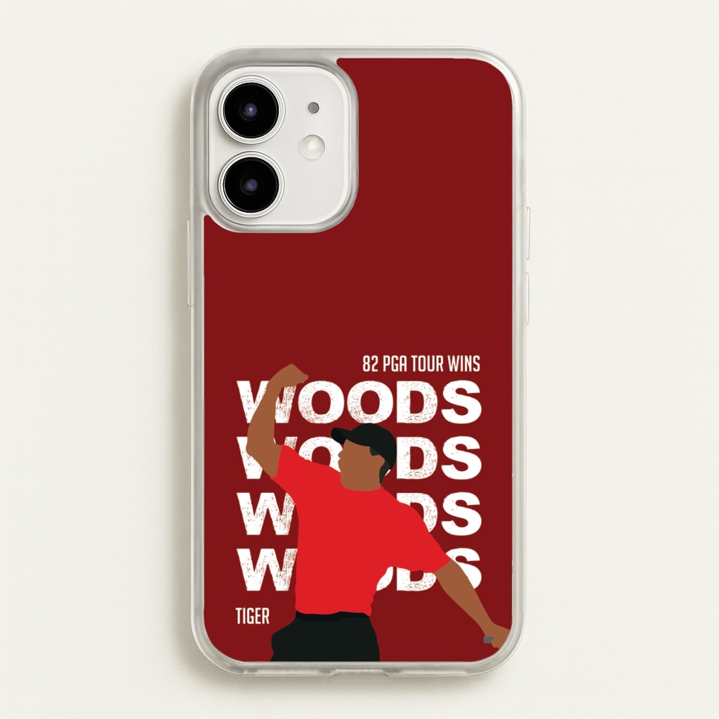 Woods Dark Red  - Golf Phone Case for iPhone 12 Mini