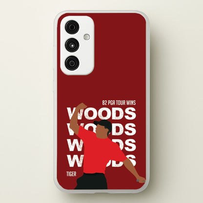 Woods Dark Red  - Golf Phone Case for Galaxy A15