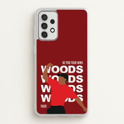 Woods Dark Red  - Golf Phone Case for Galaxy A52 / A52s