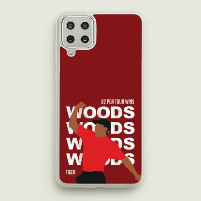 Woods Dark Red  - Golf Phone Case for Galaxy A12