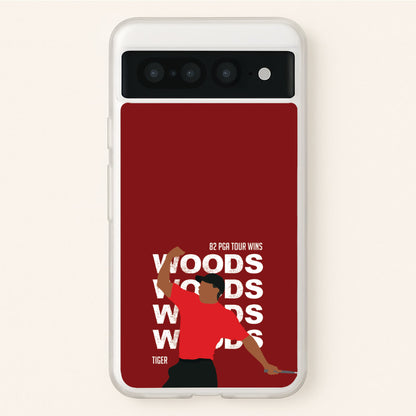 Woods Dark Red  - Golf Phone Case for Google Pixel 7 Pro