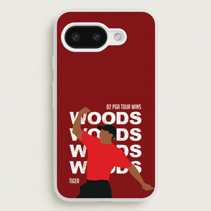 Woods Dark Red  - Golf Phone Case for Google Pixel 9a