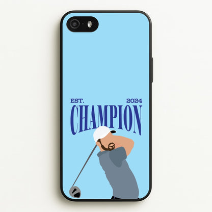 Schauffele Champion 2024  - Golf Phone Case for iPhone 5 / 5s / SE 2016