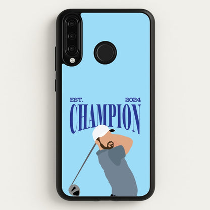Schauffele Champion 2024  - Golf Phone Case for Huawei P30 Lite