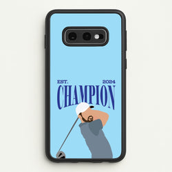 Schauffele Champion 2024  - Golf Phone Case for Galaxy S10e