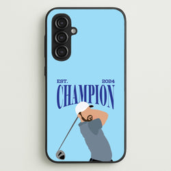 Schauffele Champion 2024  - Golf Phone Case for Galaxy S23FE